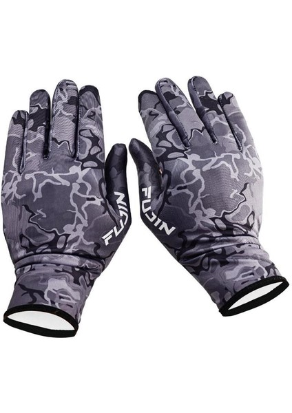 Pro Angler Winter Gloves Black Camo (L/xl)