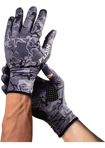 Pro Angler Winter Gloves Black Camo (L/xl)