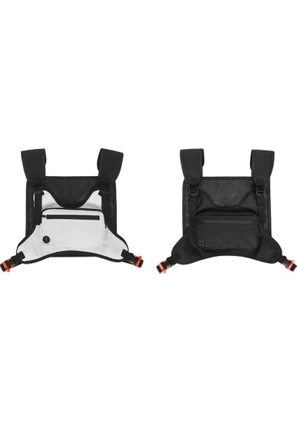 Mini Erkekler Göğüs Rig Sokak Açık Spor Tırmanma Omuz Çantası Telefon Para Kemeri Beyaz (Yurt Dışından) fiyatları