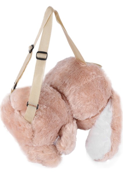 Peluş Tavşan Uzun Kulak Tavşan Çanta Bebek Oyuncakları Çocuk Sırt Çantası Kız Çocuklar Için, Kahverengi (Yurt Dışından) modelleri