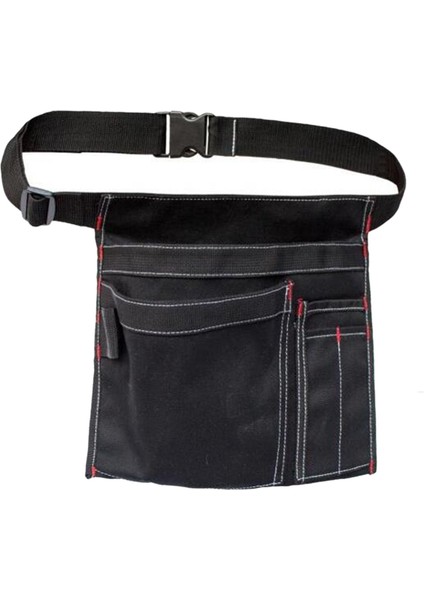 Elektrikçi Bel Alet Çantası Ayarlanabilir Kemer ile Çok Fonksiyonlu Tesisatçı Bakım Bahçe Donanımı Siyah (Yurt Dışından)