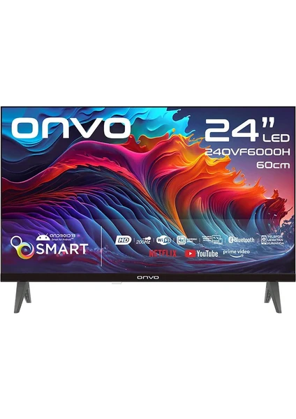 24OVF6000H 24" 60 Ekran Uydu Alıcılı HD Android LED TV