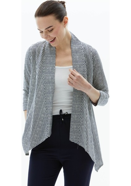 Önü Dökümlü Çizgili Ceket fiyatları