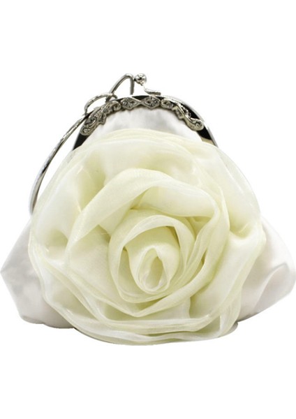 Küçük Çiçek Şekilli Bileklik Düğün Akşam Kız Debriyaj Çanta (Yurt Dışından)
