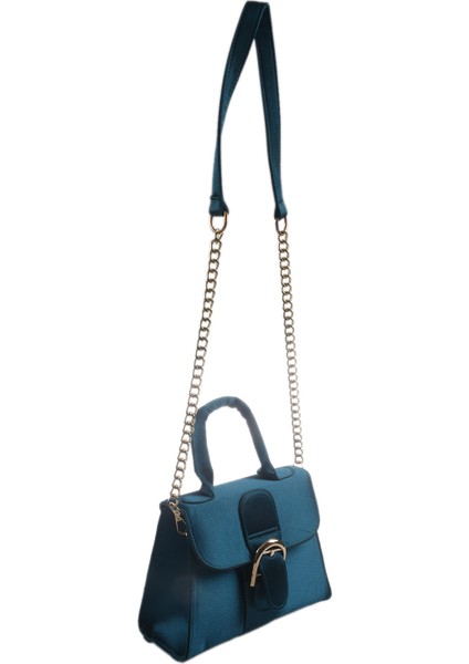 Avrupa Tarzı Moda Yeni Çanta Yüksek Kaliteli Kadife Kadın Çantası Papyon Tatlı Bayan Tote Zincir Omuz Çantası Mavi (Yurt Dışından) fiyatları