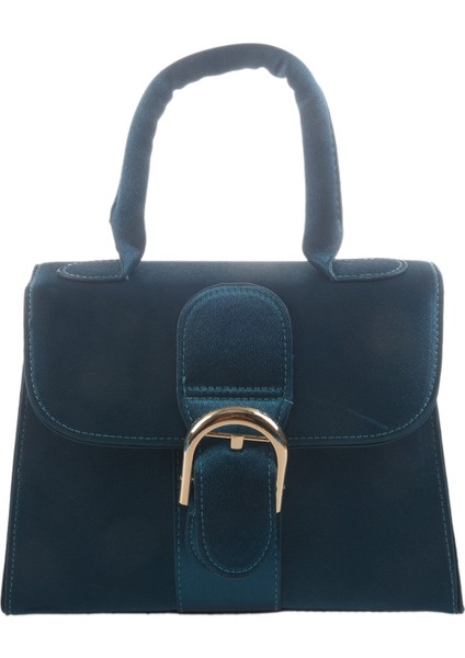 Avrupa Tarzı Moda Yeni Çanta Yüksek Kaliteli Kadife Kadın Çantası Papyon Tatlı Bayan Tote Zincir Omuz Çantası Mavi (Yurt Dışından) modelleri