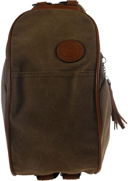 Yıkanmış Kanvas Çanta Bayan Çift Sırtlı Çok Fonksiyonlu Sırt Çantası Saçaklı Omuz (Yurt Dışından)