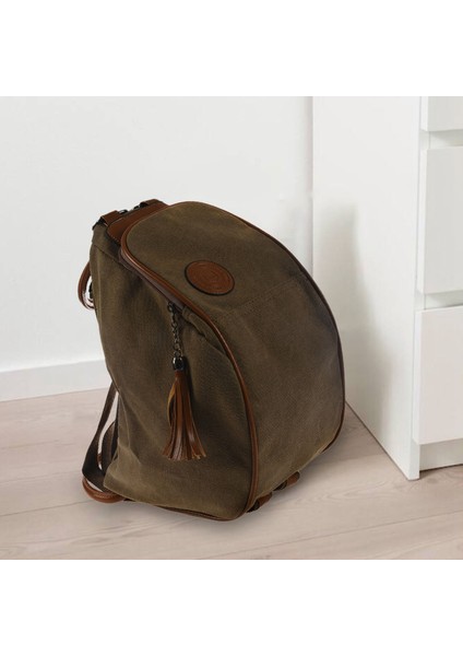 Yıkanmış Kanvas Çanta Bayan Çift Sırtlı Çok Fonksiyonlu Sırt Çantası Saçaklı Omuz (Yurt Dışından) fiyatları