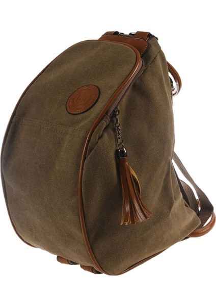 Yıkanmış Kanvas Çanta Bayan Çift Sırtlı Çok Fonksiyonlu Sırt Çantası Saçaklı Omuz (Yurt Dışından) fırsatları