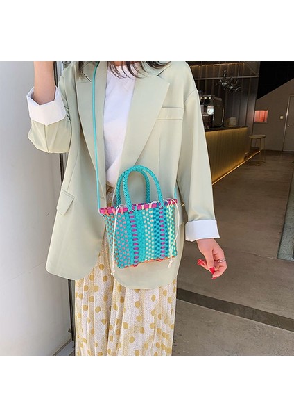 Küçük Messenger Omuz Çantası Bayanlar Basit Çanta Yaz Seyahat Için Crossbody Çanta Dokuma (Yurt Dışından) fiyatları