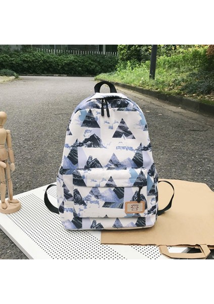 Naylon Sırt Çantaları Vahşi Baskı Öğrenci Çantaları Büyük Kapasiteli Dış Mekan Siyah (Yurt Dışından) fiyatları