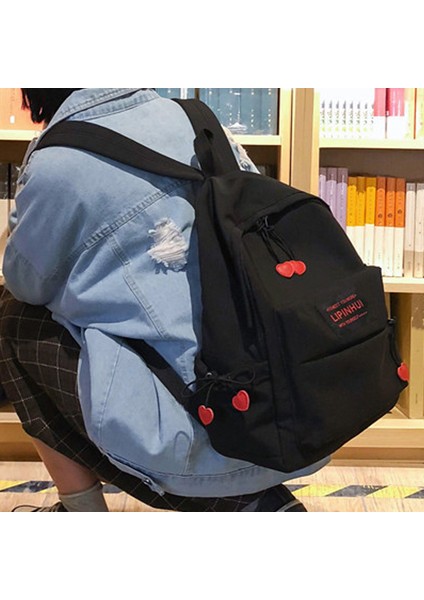 Yeni Su Geçirmez Naylon Sırt Çantası Bayan Kalp Şeklinde Ipli Seyahat Çantası Sarı (Yurt Dışından) modelleri