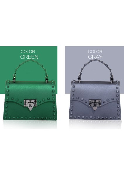 Yeni Kadın Haberci Çanta Lüks Çanta Jöle Çanta Moda Omuz Kadın Çanta Gri S (Yurt Dışından) fiyatları