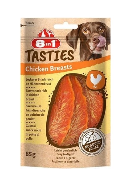 Tasties Chicken Breasts Tavuk Göğsü Köpek Ödül Maması 85 gr