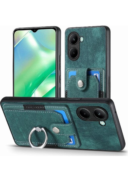 Realme C33 Manyetik Araç Montaj Için Kılıf Crad Yuvası Standı Halka Tutucu (Yurt Dışından)