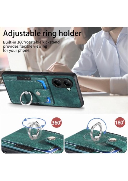 Realme C33 Manyetik Araç Montaj Için Kılıf Crad Yuvası Standı Halka Tutucu (Yurt Dışından)