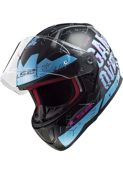 Rapid Player Siyah Mavi Kask XXL Aerodinamik Yapı ile Güvenli Sürüş Deneyimi