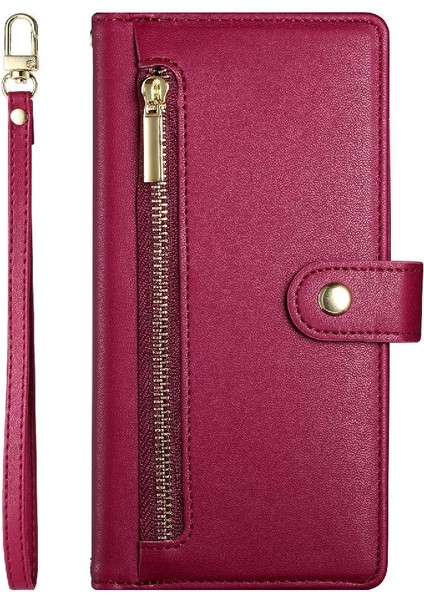 Samsung Galaxy A24 4g Bilek Kayışı Kickstand Için Flip Case Çok Fonksiyonlu (Yurt Dışından) modelleri