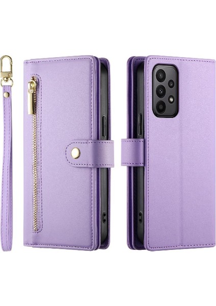 Samsung Galaxy M23 5g Kickstand Cüzdan Bölmesi Bilek Için Flip Case (Yurt Dışından) fırsatları