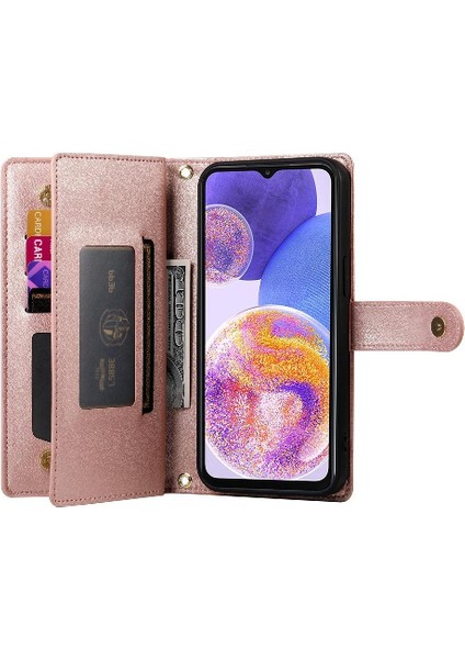 Samsung Galaxy M13 4g Kickstand Cüzdan Bölmesi Kartı Için Flip Case (Yurt Dışından) modelleri