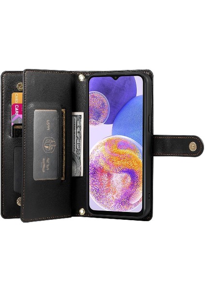 Samsung Galaxy M13 4g Kickstand Cüzdan Bölmesi Kartı Için Flip Case (Yurt Dışından) fırsatları