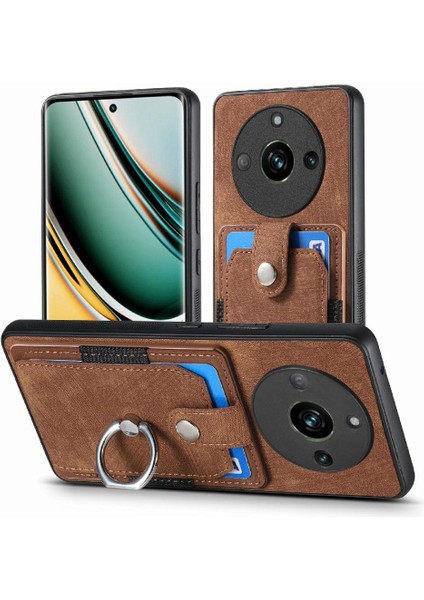 Realme 11 Pro Crad Yuvası Için Kılıf Manyetik Araç Montaj Standı Halka Tutucu (Yurt Dışından)