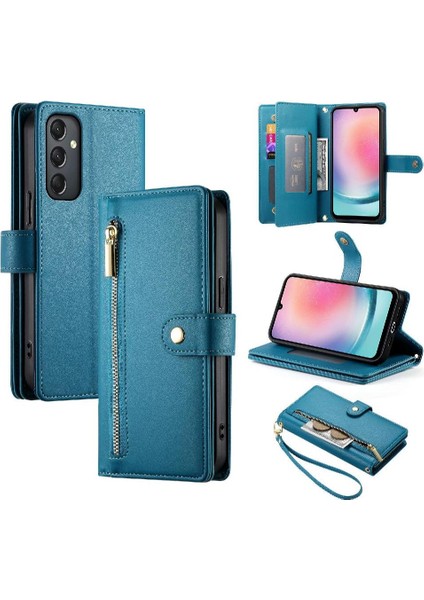 Samsung Galaxy A24 4g Bilek Kayışı Kickstand Için Flip Case Çok Fonksiyonlu (Yurt Dışından) fırsatları