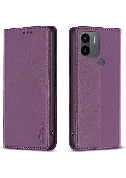 Xiaomi Redmi A1 Artı Manyetik Cüzdan Pu Deri Çok Renkli Flip Case (Yurt Dışından)