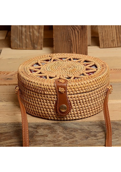 El Yapımı Crossbody Rattan Çanta, Yuvarlak Hasır Omuz Hasır Çanta El Dokuma Moda Aksesuarları, Kadınlar Için En Iyi Hediye Fikri (Yurt Dışından) modelleri