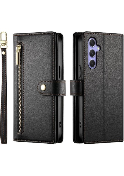 Samsung Galaxy A54 5g Bilek Kayışı Cüzdan Bölmesi Kartı Için Flip Case (Yurt Dışından) modelleri