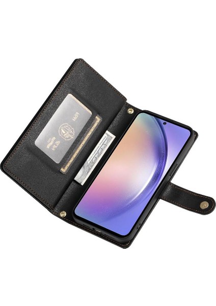 Samsung Galaxy A54 5g Bilek Kayışı Cüzdan Bölmesi Kartı Için Flip Case (Yurt Dışından) fırsatları