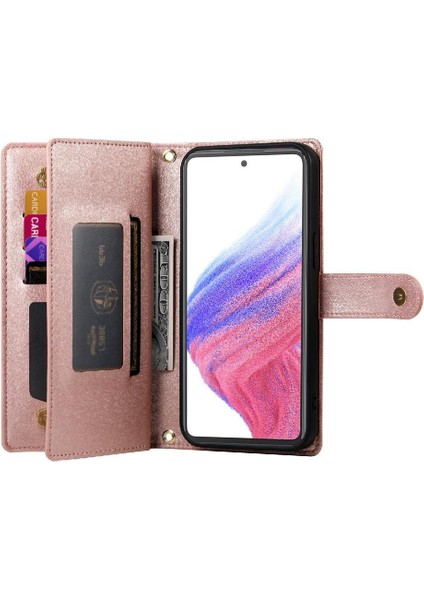 Samsung Galaxy Için Flip Case A53 5g Çok Fonksiyonlu Kart Yuvaları Bilek Kayışı (Yurt Dışından) fırsatları