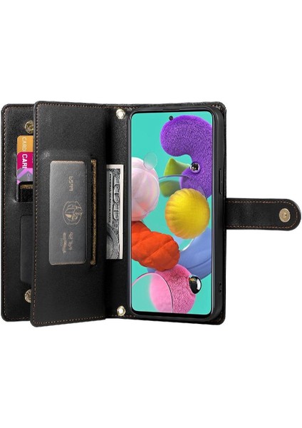 Samsung Galaxy A51 4g Kickstand Çok Fonksiyonlu Kart Yuvaları Için Flip Case (Yurt Dışından) indirimleri
