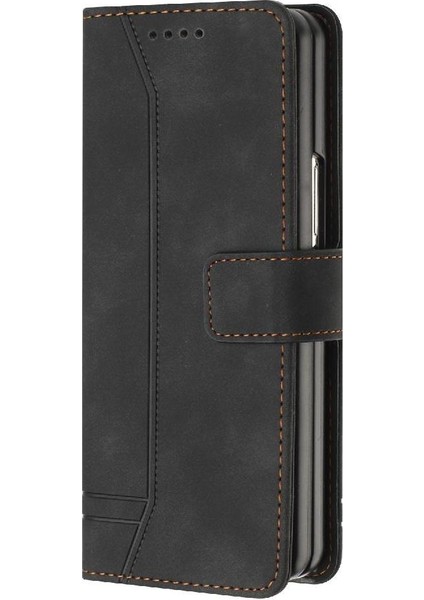 Samsung Galaxy Z Için Telefon Kılıfı Fold 6 El Kayışı Kart Yuvaları Kapak Flip Pu (Yurt Dışından) modelleri