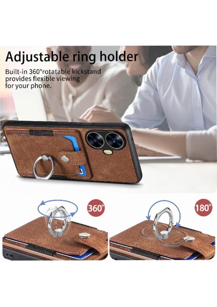 Realme C55 Standı Crad Yuvası Manyetik Araç Montaj Halkası Tutucu (Yurt Dışından) fırsatları