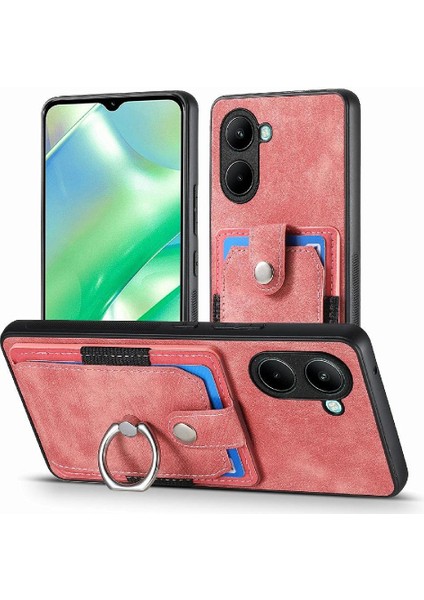 Realme C33 Manyetik Araç Montaj Için Kılıf Crad Yuvası Standı Halka Tutucu (Yurt Dışından)