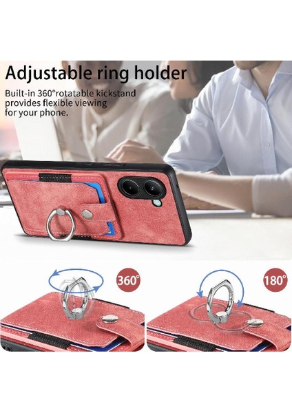 Realme C33 Manyetik Araç Montaj Için Kılıf Crad Yuvası Standı Halka Tutucu (Yurt Dışından)