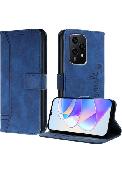 Colorful Shop Onur Için Telefon Kılıfı 200 Lite 5g Manyetik Kapatma Pu Deri Flip Folio (Yurt Dışından)