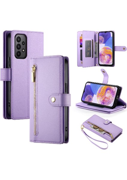 Samsung Galaxy M13 4g Kickstand Cüzdan Bölmesi Kartı Için Flip Case (Yurt Dışından)