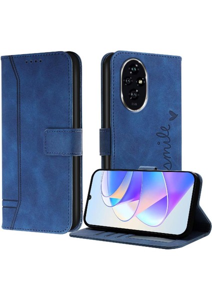 Onur Için Telefon Kılıfı 200 El Kayışı Flip Folio Cüzdan Pu Deri Kart (Yurt Dışından)