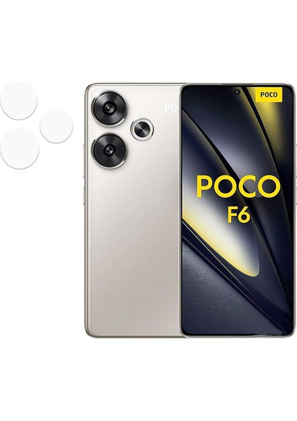 Xiaomi Redmi Poco F6 Pro / Xiaomi Redmi K70 Pro Kamera Camı Lens Koruyucu Nano Esnek FILM-AL3400