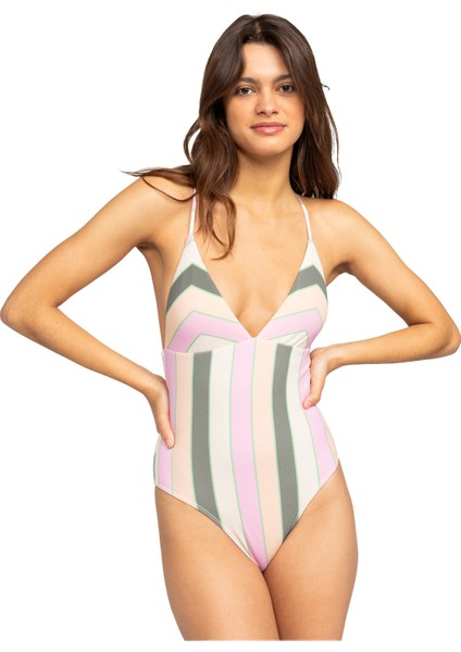 Vista Stripe One Piece Kadın Mayo