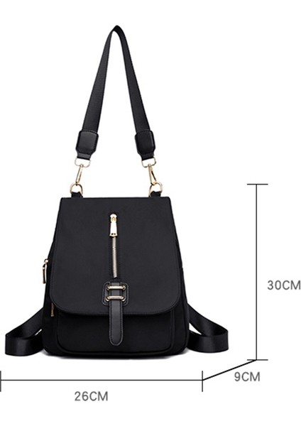 Moda Kadın Su Geçirmez Naylon Sırt Çantası Kore Tarzı Tasarımcılar Omuz Okul Çantası Eğlence Sırt Çantası Kızlar Için Mavi (Yurt Dışından) fiyatları