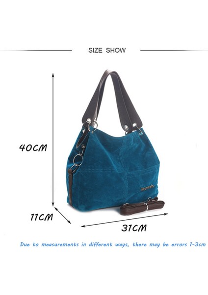 Çanta Kadın Büyük Bayan Tek Omuz Crossbody Yumuşak Retro Siyah (Yurt Dışından) modelleri