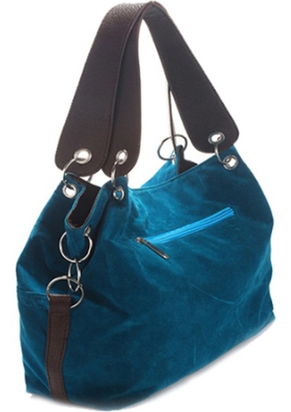 Çanta Kadın Büyük Bayan Tek Omuz Crossbody Yumuşak Retro Siyah (Yurt Dışından) fırsatları