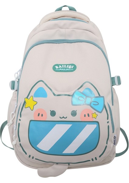 Sevimli, Büyük Kapasiteli Okul Çantası, Çok Bölmeli, Su Geçirmez Seyahat Sırt Çantası (Yurt Dışından)