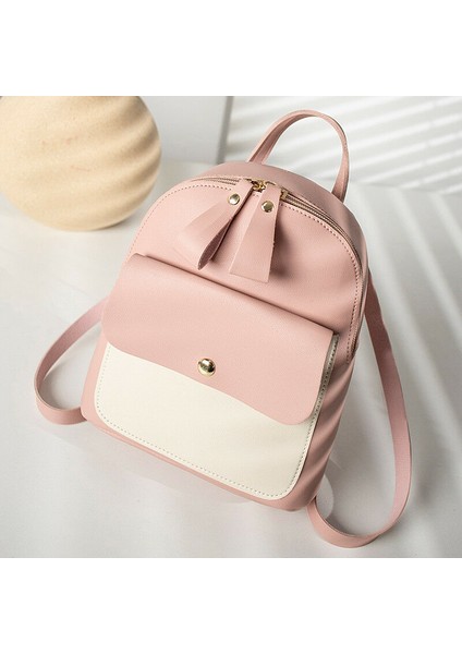 Kadın Kız Okul Çantası Pu Deri Sırt Çantası Mini Çanta Seyahat Çanta, Pembe (Yurt Dışından) fiyatları
