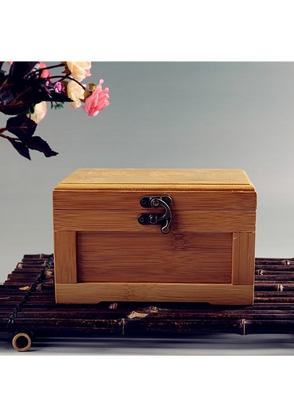 Bambu Zanaat Prenses Kore Mücevher Kutusu Ahşap Depolama Koleksiyonu Hediye Orta (Yurt Dışından) fiyatları