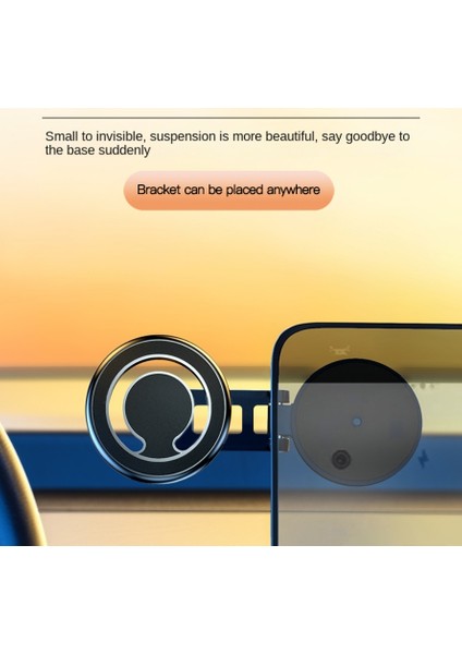 Katlanabilir Magsafe Uyumlu Manyetik Mıknatıslı Telefon Tutucu Siyah Ca3