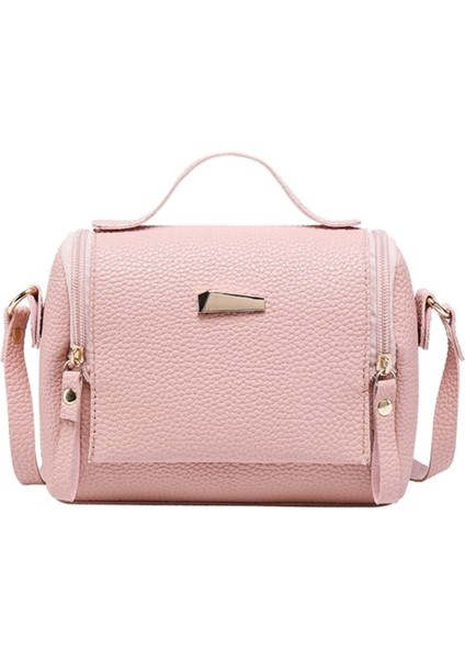Kadın Çanta Basit ve Bayanlar Kadın Moda Omuz Çantası Pembe (Yurt Dışından)